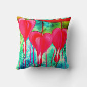 ブリードハート水彩抽象芸術 クッション (裏面)