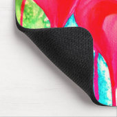 ブリードハート水彩抽象芸術 マウスパッド (コーナー)