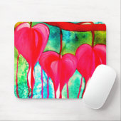 ブリードハート水彩抽象芸術 マウスパッド (マウス)