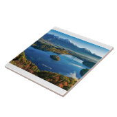 ブリード島、スロベニア、風光明媚な タイル (側面)