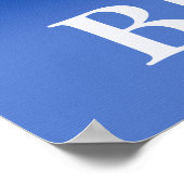 ブリード湖、水の反射 ポスター (角)