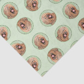 ブリード絵を描ズ・タウニー・ブラック・オーバーレイ可愛いドッグアート 薄葉紙 (詳細)