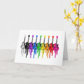 ブリード・ギター カード (黄色い花)