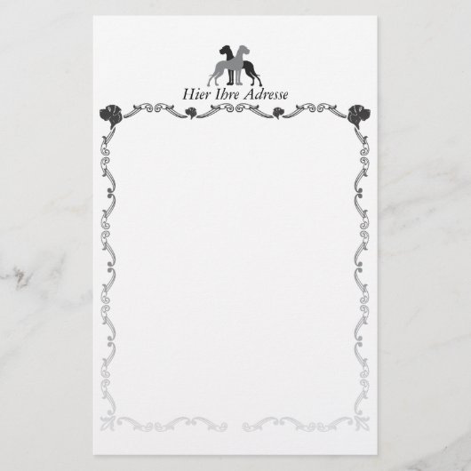 ブリーフィードーゲン 便箋 (正面)