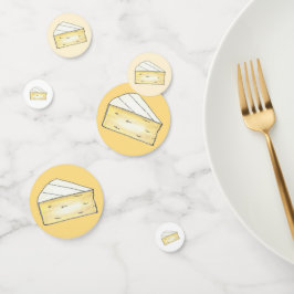 ブリーフランスのチーズテイスティングウェッジカクテルパーティー コンフェッティ