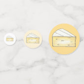 ブリーフランスのチーズテイスティングウェッジカクテルパーティー コンフェッティ (裏面)