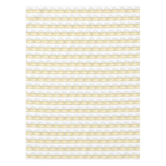 ブリーフランスのチーズテイスティングウェッジカクテルパーティー テーブルクロス (正面)