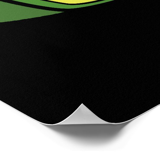 ブリーレックスおもしろいチーズTRexプンダークBG ポスター (角)