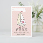 ブリー鉱山 |かわいい教室のバレンタインデーのカード 招待状 (スタンド正面)