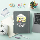 ブリー魔法かも 面白いチーズのダジャレ シール (iPadカバー)