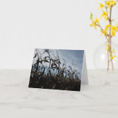 _ブリ空白のージーコーンストーク カード (黄色い花)