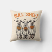 ブルおもしろいシートヴィンテージハロウィーン クッション (裏面)