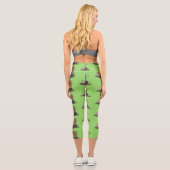 ブルおもしろいドライビングブルドーザー カプリレギンス (裏面)