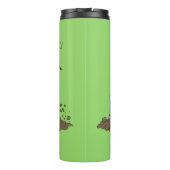 ブルおもしろいドライビングブルドーザー タンブラー (裏面)