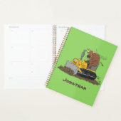 ブルおもしろいドライビングブルドーザー プランナー手帳 (ディスプレー)