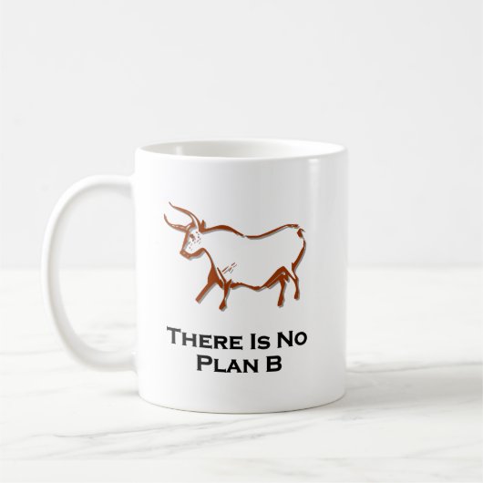 ブルない計画Bブラウン コーヒーマグカップ (左)