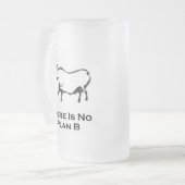 ブルない計画Bブラック フロストグラスビールジョッキ (正面左)