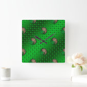 ブルのタウロス スクエア壁時計 (ホーム)