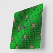 ブルのタウロス スクエア壁時計 (傾斜)