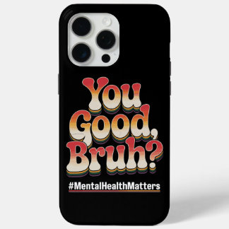 ブルのメンタルは大丈夫？ メンタルヘルスの大切さを伝えるレトロなデザイン iPhone 15 PRO MAXケース