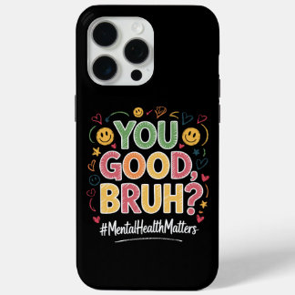 ブルのメンタルは大丈夫？ メンタルヘルスの大切さを伝えるレトロなデザイン iPhone 15 PRO MAXケース