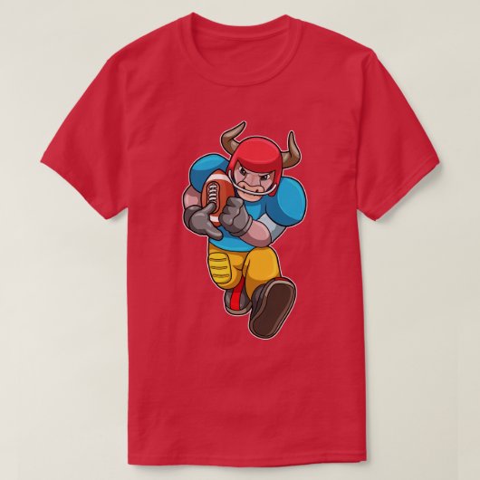ブルアットスポーツ(ヘルメット付) Tシャツ (デザイン正面)