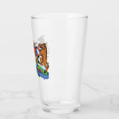 ブルアンドボーランパントBBQコートオブアームズ タンブラーグラス (左)