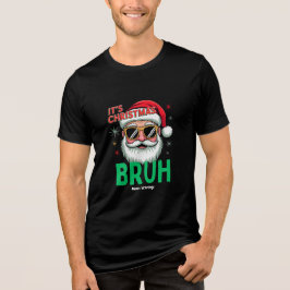 ブルイッツクリスマスレトロサンタミームおもしろいクリスマス トライブレンドＴシャツ