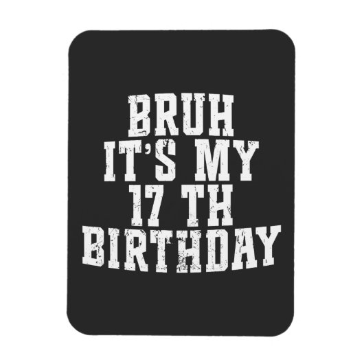 ブルイッツマイ17誕生日17歳誕生日 マグネット (縦)