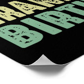 ブルイットおばあちゃんの誕生日おばあちゃんおもしろい ポスター (角)