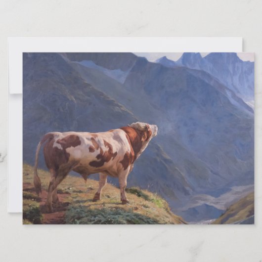 ブルインザアルプス(by Eugene Burnand) カード (正面)