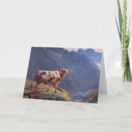 ブルインザアルプス(by Eugene Burnand) カード