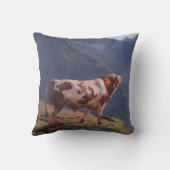 ブルインザアルプス(by Eugene Burnand) クッション (裏面)