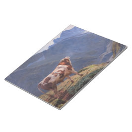 ブルインザアルプス(by Eugene Burnand) ノートパッド