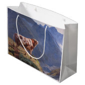 ブルインザアルプス(by Eugene Burnand) ラージペーパーバッグ (裏面アングル)