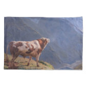 ブルインザアルプス(by Eugene Burnand) 枕カバー (裏面)