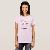 ブルインテグリティ(茶色) Tシャツ (正面フル)