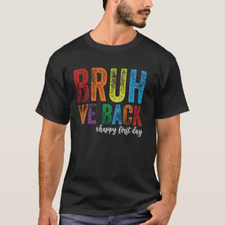 ブルウィバック先生レトロ新学期1日目 Tシャツ