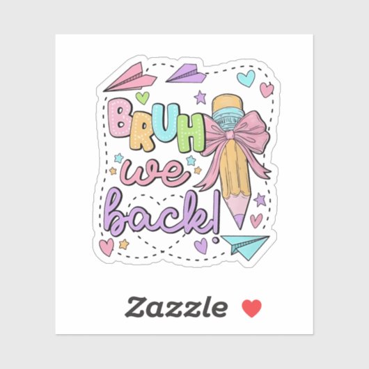 ブルウィーバックおもしろい新学期幼稚園 シール (シート)