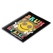 ブルウィーバック幼稚園Groovyスマイル顔 ノートブック (左側)