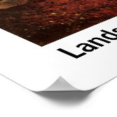 ブルエッゲルのソワーの寓話を持つ風景 ポスター (角)