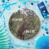 ブルエルクインジャスパー、アルバータ50誕生日 ペーパープレート (パーティー)