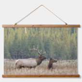 ブルエルクインメドウ |イエローストーン国立公園 吊り下げ型タペストリー (正面)