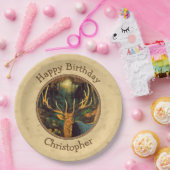 ブルエルクオータムイエロー ペーパープレート (パーティー)