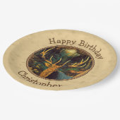 ブルエルクオータムイエロー ペーパープレート (アングル)