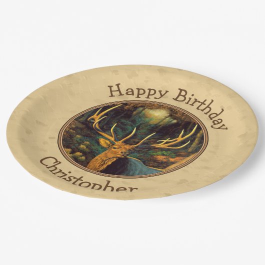 ブルエルクオータムイエロー ペーパープレート (アングル)