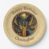 ブルエルクオータムイエロー ペーパープレート (正面)