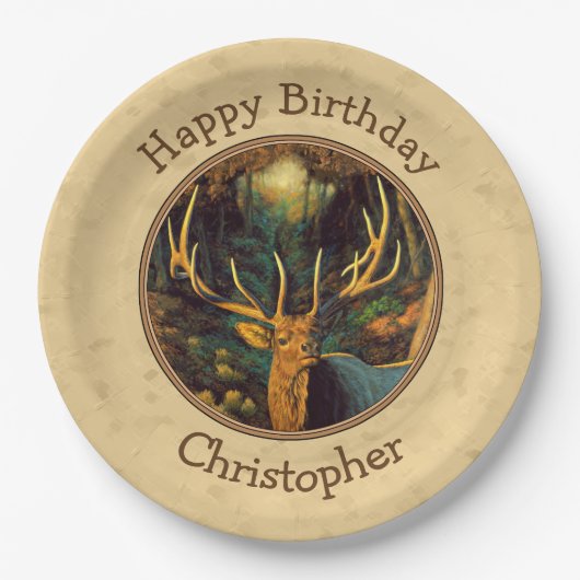 ブルエルクオータムイエロー ペーパープレート (正面)