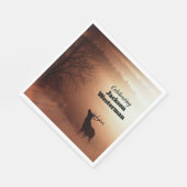 ブルエルクシルエットメモリアル スタンダードランチョンナプキン (角)