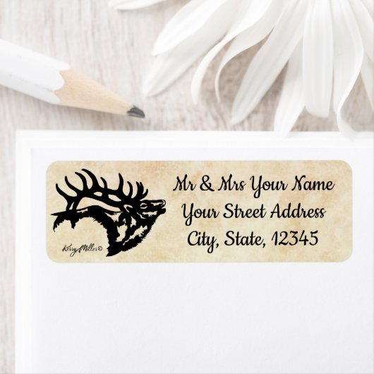 ブルエルクシルエットラベル ラベル (インサイチュ)